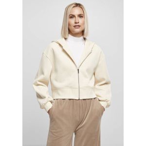 Urban Classics Dames Dames Short Oversized Zip Jacket Sweatshirt, witzand., 4XL