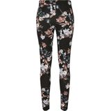 Urban Classics - Soft AOP softflower Sportlegging - Zwart