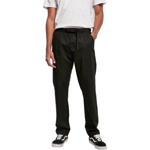 Urban Classics - Chino with belt Broek rechte pijpen Zwart