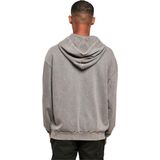 Build Your Brand - Acid Washed - Oversized Hoody - Grijs