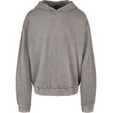 Build Your Brand - Acid Washed - Oversized Hoody - Grijs