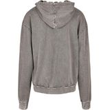 Build Your Brand - Acid Washed - Oversized Hoody - Grijs