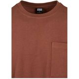 Urban Classics - Heavy Oversized Pocket Longsleeve shirt - Bruin