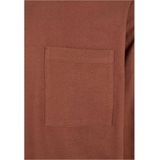 Urban Classics - Heavy Oversized Pocket Longsleeve shirt - Bruin