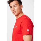 Starter Black Label - Essential Jersey Heren T-shirt - Rood