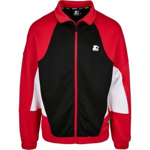 Starter - Black Label - Tussenjas - Vuurrood/Zwart/Wit - Trainingsjas