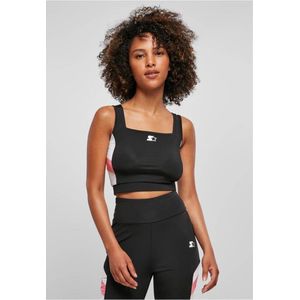 Starter - Sport Top - Zwart/Roze - Arrow Colorblock