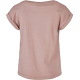 Urban Classics - Organic Extended Shoulder Kinder T-shirt - Kids 134 140 - Roze