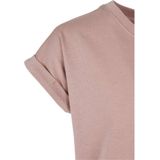 Urban Classics - Organic Extended Shoulder Kinder T-shirt - Kids 110 116 - Roze