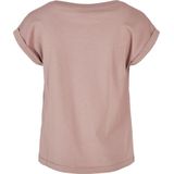Urban Classics - Organic Extended Shoulder Kinder T-shirt - Kids 110 116 - Roze