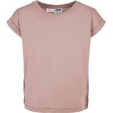 Urban Classics - Organic Extended Shoulder Kinder T-shirt - Kids 110 116 - Roze