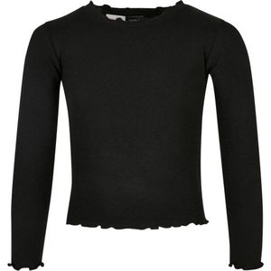 URBAN CLASSICS Longsleeve Urban Classics Damen Girls Short Rib Longsleeve (1-tlg)