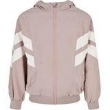 Urban Classics - Crinkle Bat Wing Jas - Zwart - Gekreukt Nylon