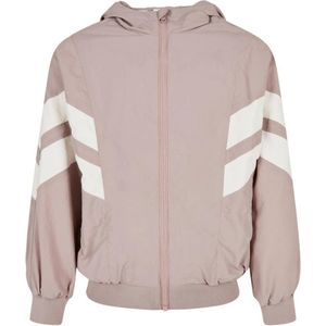 Urban Classics - Crinkle Bat Wing Jas - Zwart - Gekreukt Nylon