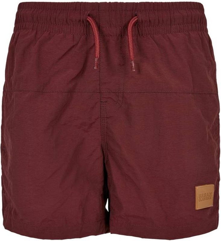 Urban Classics - Boys Block - Zwemshort - Kersen