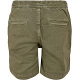 Urban Classics - Stretch Twill Joggingshorts - Olive - Korte Broeken