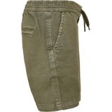 Urban Classics - Stretch Twill Joggingshorts - Olive - Korte Broeken