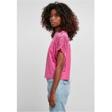 Urban Classics - Dames T-shirt - Roze - Katoen - Oversized