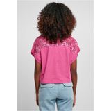 Urban Classics - Dames T-shirt - Roze - Katoen - Oversized