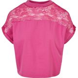 Urban Classics - Dames T-shirt - Roze - Katoen - Oversized