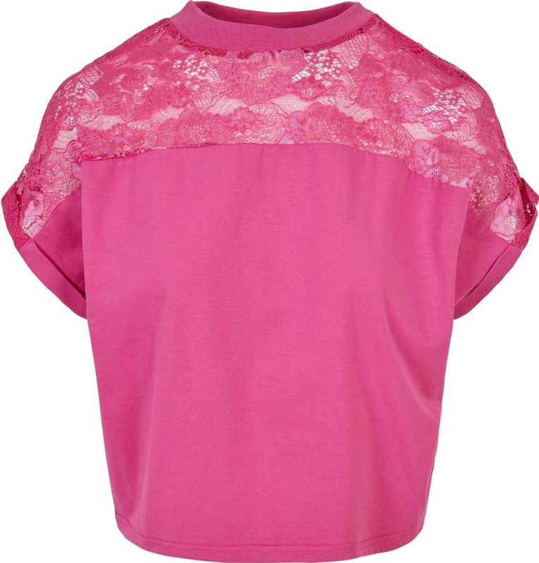 Urban Classics - Dames T-shirt - Roze - Katoen - Oversized