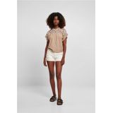 Urban Classics - Short Oversized Lace Top - Creme