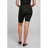 Urban Classics - High Waist Lace Inset Korte cycle broek - Zwart