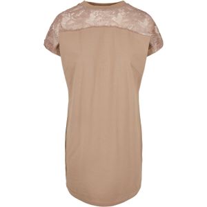 Urban Classics - Kanten Jurk - Taupe - Dames