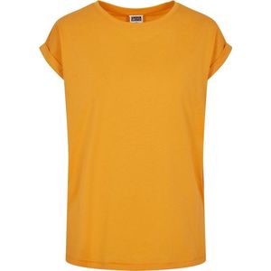 Urban Classics - Extended Shoulder Dames T-shirt - Geel