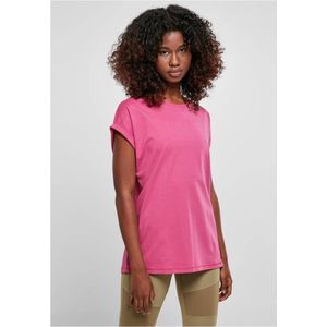 Urban Classics - Extended Shoulder Dames T-shirt - Paars
