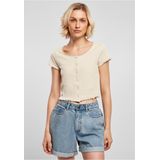 Urban Classics - Crop Top - Zwart - Katoen Elastaan