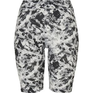 Urban Classics - Soft AOP blackfading Korte cycle broek - Zwart