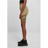 Urban Classics - High Waist Tech Mesh Korte cycle broek - Groen