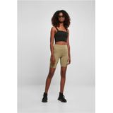 Urban Classics - High Waist Tech Mesh Korte cycle broek - Groen