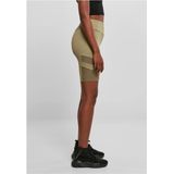 Urban Classics - High Waist Tech Mesh Korte cycle broek - Groen