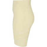 Urban Classics - High Waist Tech Mesh Korte cycle broek - Geel