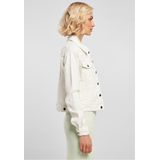 Urban Classics - Dames Organic Denim Jacket - Damesjas - Offwhite - Comfortabele en Duurzame Textuur
