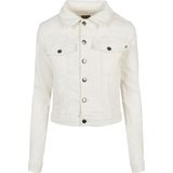 Urban Classics - Dames Organic Denim Jacket - Damesjas - Offwhite - Comfortabele en Duurzame Textuur