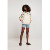 Urban Classics - Mixed Pullover Jas - Creme - Damesjack - Sportief