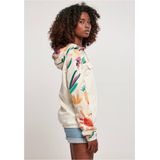 Urban Classics - Mixed Pullover Jas - Creme - Damesjack - Sportief