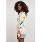 Urban Classics - Mixed Pullover Jas - Creme - Damesjack - Sportief