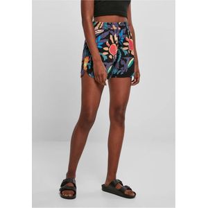 Urban Classics Ladies AOP Viscose Resort Short