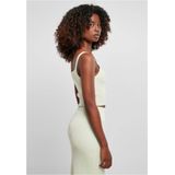 Urban Classics - Gebreide Top - Mintgroen - Viscose - Carréhals, Mouwloos, Slanke Pasvorm