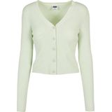 Urban Classics - Short Rib Knit Cardigan - Groen