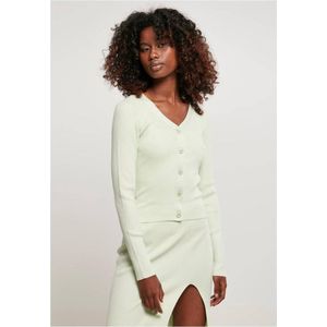 Urban Classics - Short Rib Knit Cardigan - Groen