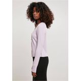 Urban Classics - Short Rib Knit Cardigan - Paars - Polyacryl Viscose Nylon