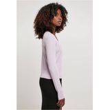 Urban Classics - Short Rib Knit Cardigan - Paars - Polyacryl Viscose Nylon