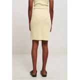 Urban Classics - Rib Knit Rok - Softyellow - Slim Fit - Knielang