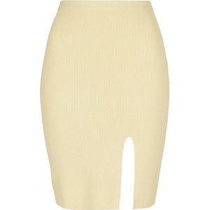Urban Classics - Rib Knit - Korte Rok - Geel