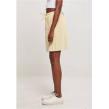 Urban Classics - Plisse Korte Rok - Geel